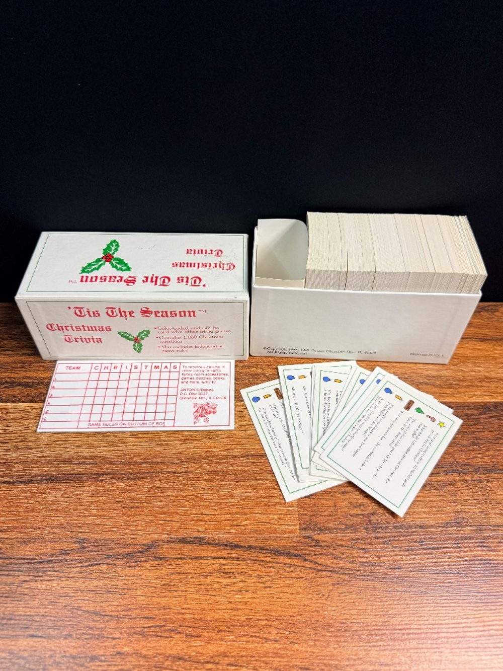 1988, 1990 DEBCO ’Tis the Season Christmas Trivia